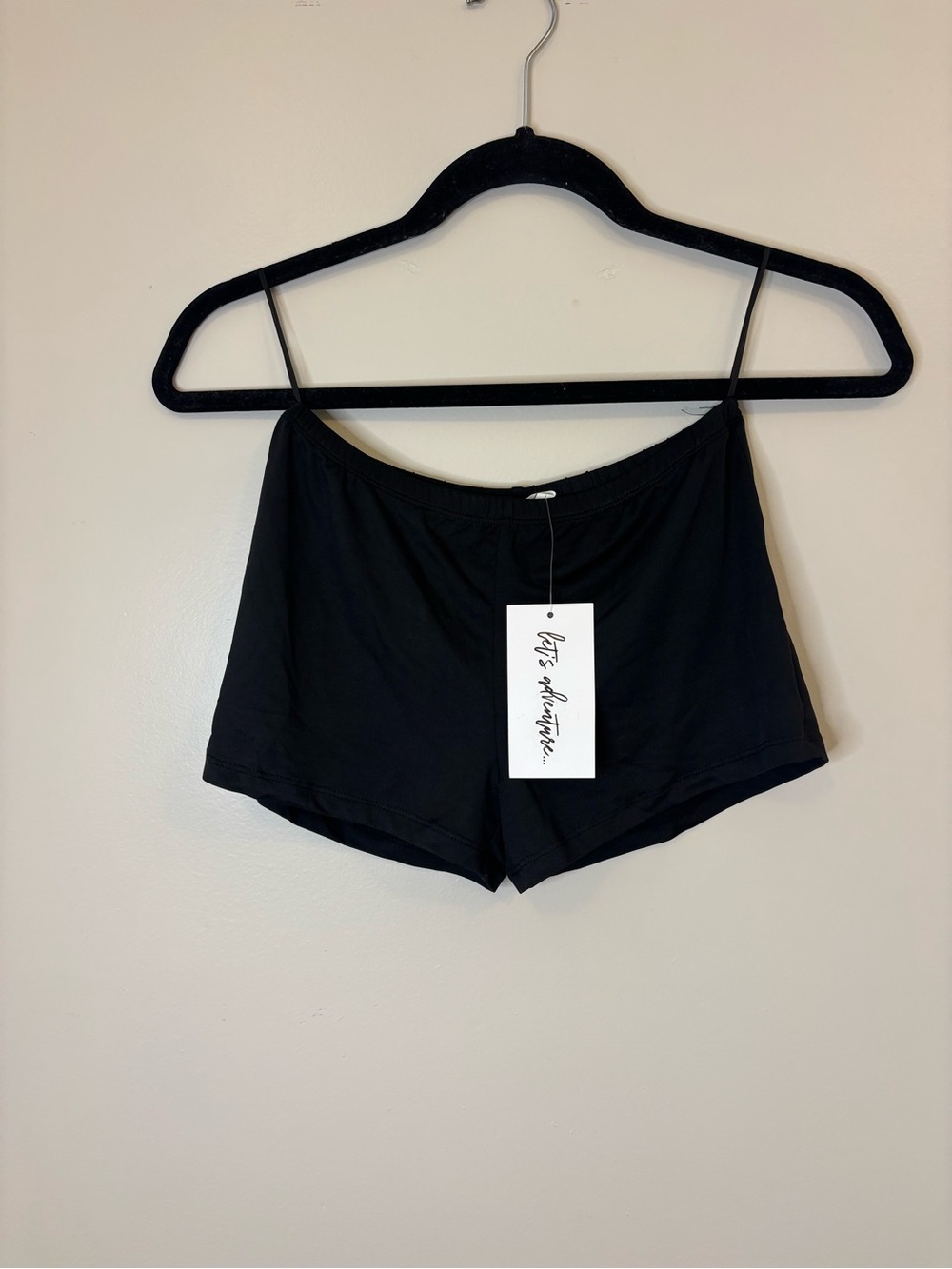 12th Tribe Black Lounge Sleep Shorts